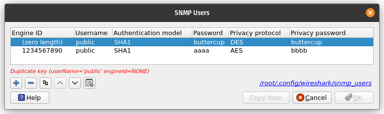 User Table 2